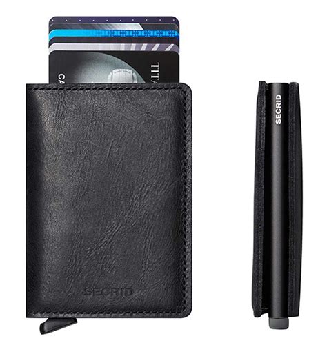 secrid slim wallet leather vintage black rfid safe card case|secrid slim wallet review.